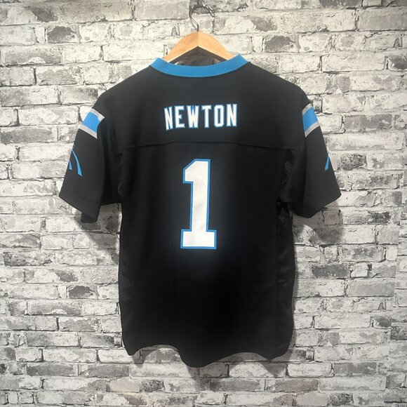 EUC NFL Team Apparel Carolina Panthers Cam Newton Jersey Youth XL (18/20) - Picture 7 of 15